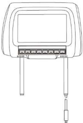 BOSS Headrest Widescreen - Check Point - 1