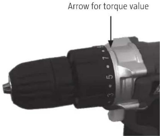 Arrow for torque value