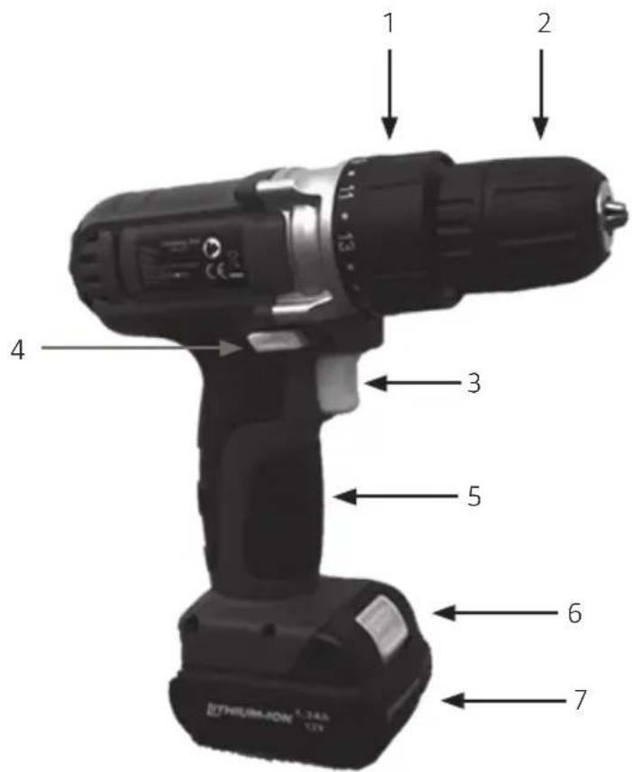 1 2 3 4 5 6 7 THURMION 1.34A 12V