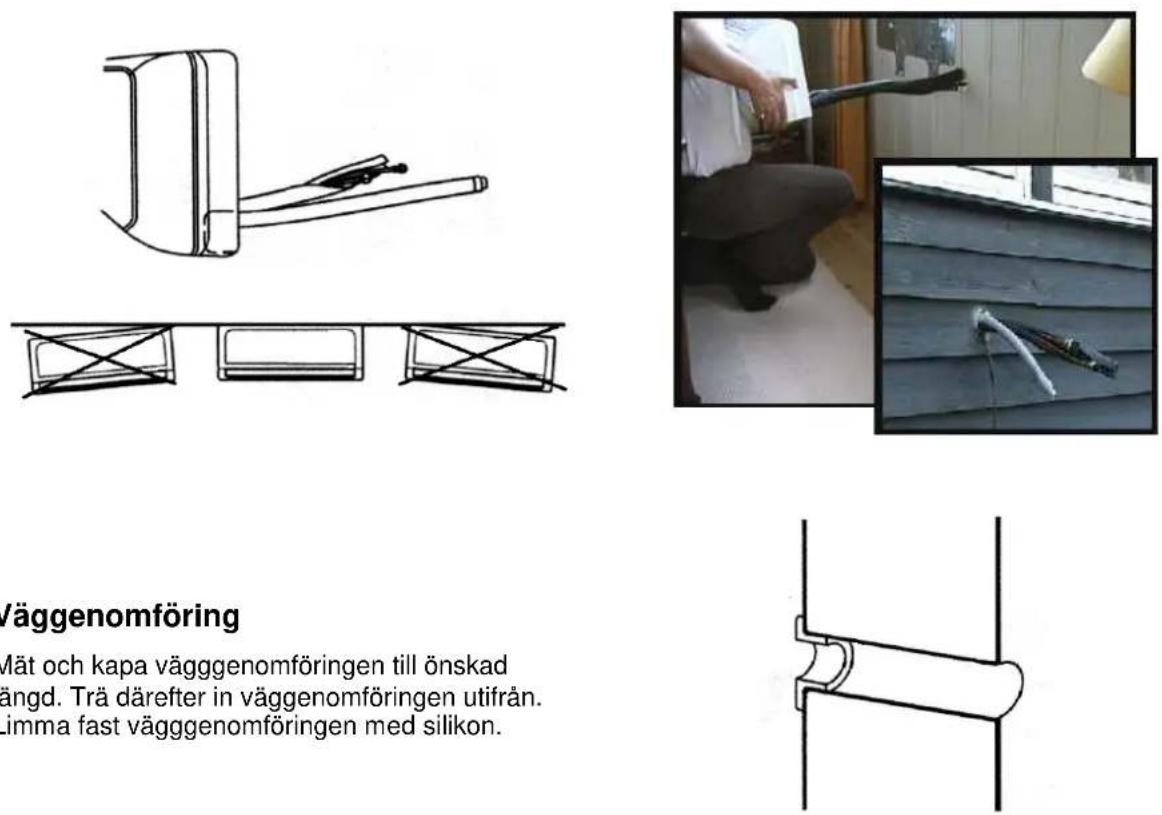 Anslut 417-030 - Montering av inomhusdel - 1