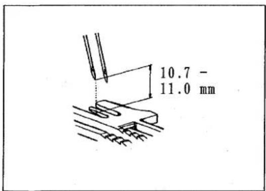 10.7 - 11.0 mm