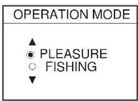 FURUNO GP1850D - Changing Operation Mode - 2