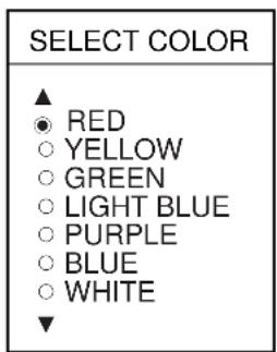 FURUNO GP1850D - Changing the shape and color of waypoint mark - 2