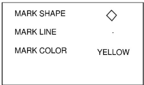 MARK SHAPE MARK LINE MARK COLOR YELLOW