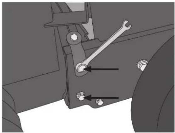 Cotech DB75524FM - Changing the drive belt - 4