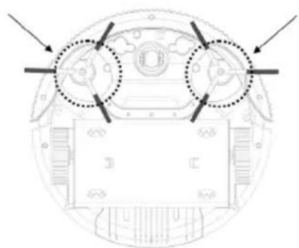 Menuett 800-259 - Montering av sidoborstar - 1