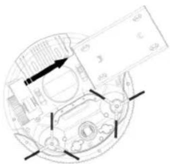 Menuett 800-259 - Isättning/uttagning av batteri - 1