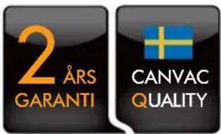 2 ÅRS GARANTI CANVAC QUALITY