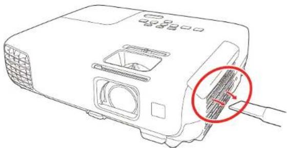 EPSON PowerLite S18+ - Limpezadofiltrodearedoexaustor - 1
