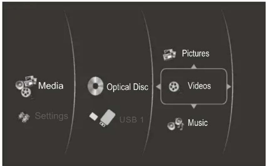 VDiGi BDP-MINI 3D - Browsing video files - 1