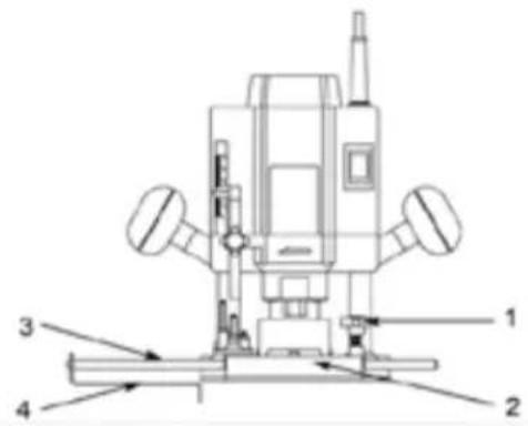 Meec Tools 040-026 - Ogranicznik wzdłużny - 1