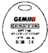 GEMINI 6202 - REMOTE CONTROLS HOMOLOGATION - 2
