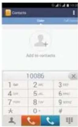 Contacts Add to contacts 10086 1 100 2 100 3 100 4 100 5 100 6 100 7 100 8 100 9 100 * 0 * # *