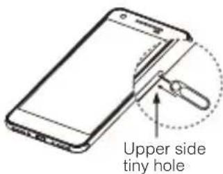 Upper side tiny hole