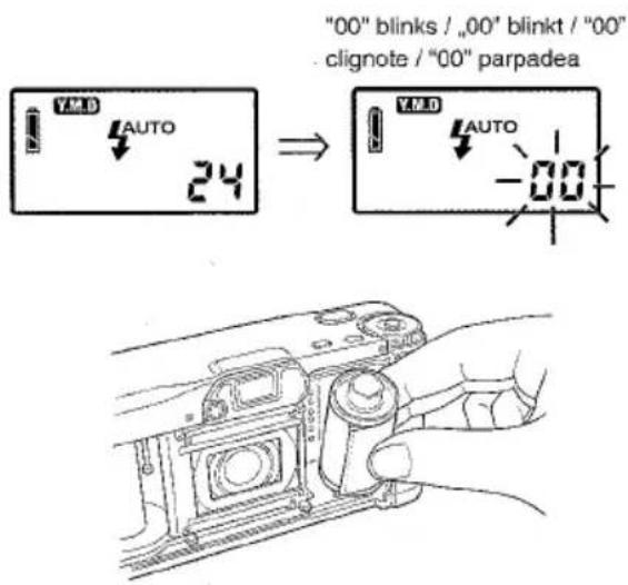 "00" blinks / "00" blinkt / "00" clignote / "00" parpadea YMD AUTO 24 YMD AUTO -00