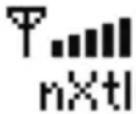 BLACKBERRY 6510 - Network status icons - 6