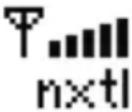 BLACKBERRY 6510 - Network status icons - 7