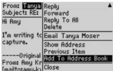 From: Tanya Subject: RE: Hi Amy I'm writing to capture. ----Original From: Amy Kr @mailtoamu.ku Reply Forward Reply To All Delete Email Tanya Moser Show Address Previous Item Add To Address Book Close