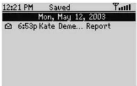 12:21 PM Saved Mon, May 12, 2003 6:53p Kate Deme... Report
