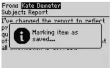 From: Kate Demeter Subject: Report I've changed the report to reflect pr qu of all Marking item as saved...