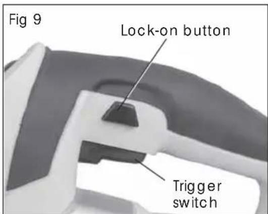 Fig 9 Lock-on button Trigger switch