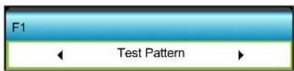 F1 ← Test Pattern ►