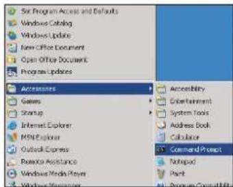Set Program Access and Defaults Windows Catalog Windows Update New Office Document Open Office Document Program Updates Accessories Games Startup Internet Explorer MSN Explorer Outlook Express Resource Assistance Windows Media Player Windows Management Accessibility Entertainment System Tools Address Book Calculator Command Prompt Notepad Paint Program Connect Info