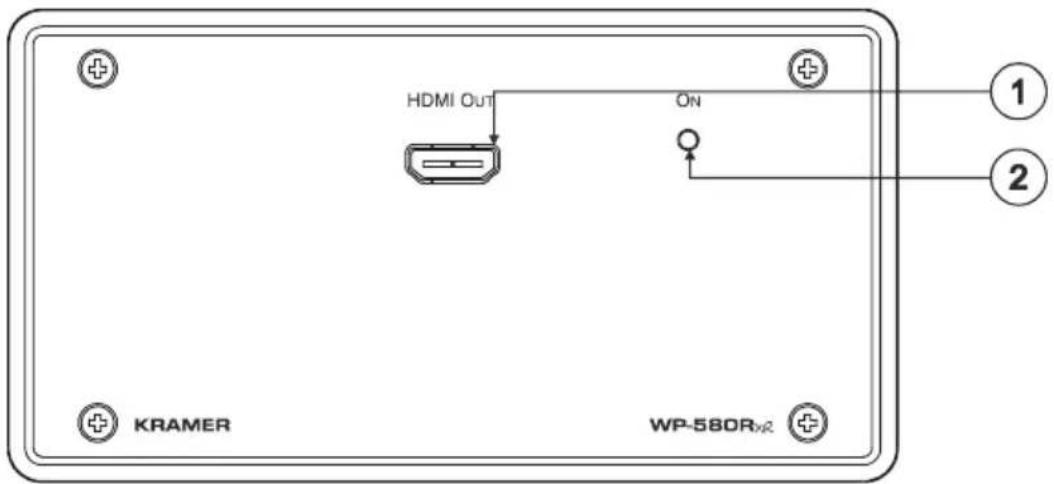 HDMI Out ON 1 2 KRAMER WP-580Rx2