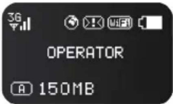 3G OPERATOR A 150MB