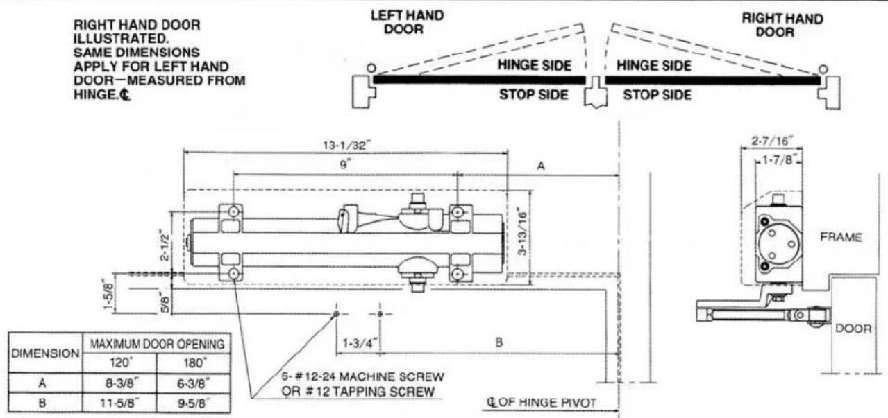 STANLEY D4551 - TOP JAMB APPLICATION - 1