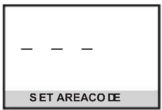 - - - SET AREACODE