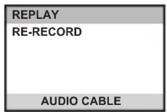 REPLAY RE-RECORD AUDIO CABLE