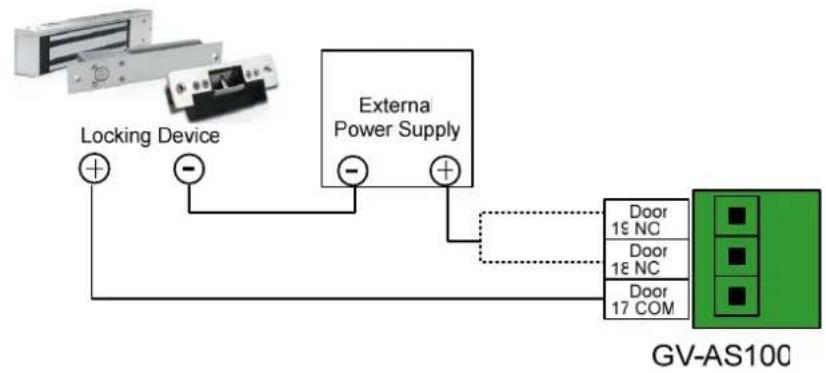 Geovision GV-AS110 - To connect an output device: - 1
