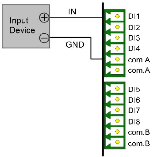 Geovision GV-AS110 - Connecting Input Devices - 1