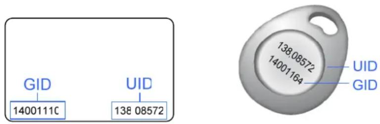 GID 1400111C UID 138 08572 138 08572 14001164 UID GID