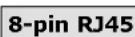 Moxa EOM-104-FO - LAN Ports and Pin Assignments - 1