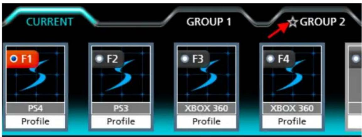CURRENT GROUP 1 GROUP 2 F1 PS4 Profile F2 PS3 Profile F3 XBOX 360 Profile F4 XBOX 360 Profile