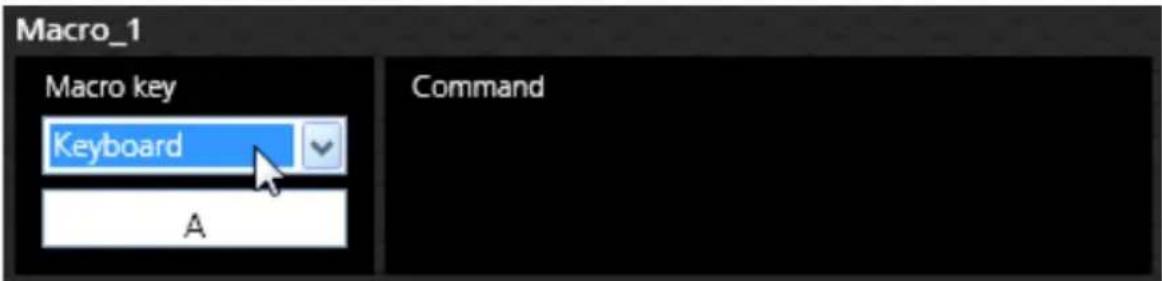Macro_1 Macro key Keyboard A Command