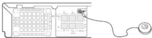 PIONEER S-DV535 - 連接麥克風至後面板上的 MCACC MIC 插孔。 - 1
