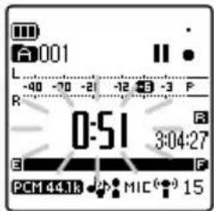 001 L -40 -70 -21 -12 33 -3 P R 0:51 3:04:27 E F PCM 44.18 24 MIC 15