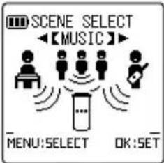 SANYO ICR-XPS01 - Using the scene select function - 3