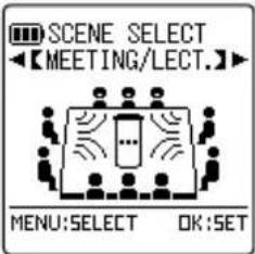 SANYO ICR-XPS01 - Using the scene select function - 2