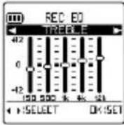 SANYO ICR-XPS01 - About the preset recording EQ - 6