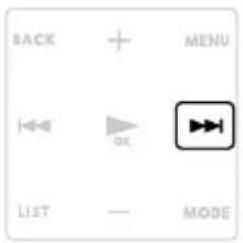 BACK + MENU OK LIST — MODE