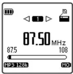 87.50 MHz 87.5 108 MP3 128k MO