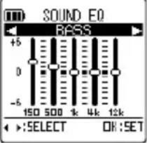 SANYO ICR-XPS01 - ■ Selecting a sound equalizer mode - 2