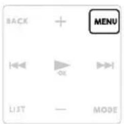 BACK + MENU ←← OK → LIST — MODE