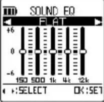 SANYO ICR-XPS01 - ■ Selecting a sound equalizer mode - 1