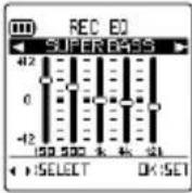 SANYO ICR-XPS01 - About the preset recording EQ - 2