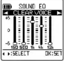 SANYO ICR-XPS01 - ■ Selecting a sound equalizer mode - 6